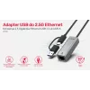 UNITEK USB-A/C 3.1 Gen 1 naar RJ45 2.5 Gigabit Ethernet-adapter U1313C