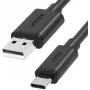 UNITEK USB-A naar USB-C 2.0 kabel 480 Mbps 1 m zwart
