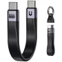 UNITEK USB4 sleutelhanger-kabel USB-C naar USB-C 40Gbps 240W PD 8K 13cm zwart