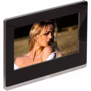 UNIVIEW OEI-372S-H-W indoor panel IP Wi-Fi 7-inch TFT LCD touchscreen wit