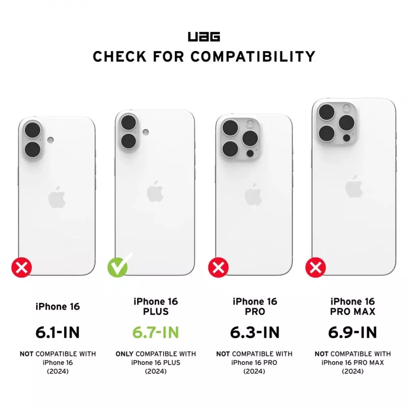 Urban Armor Gear Civilian Case voor iPhone 13 Pro Max - zwart