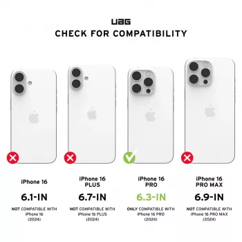 Urban Armor Gear Essential Armor hoesje voor 6,3 inch smartphone, zwart