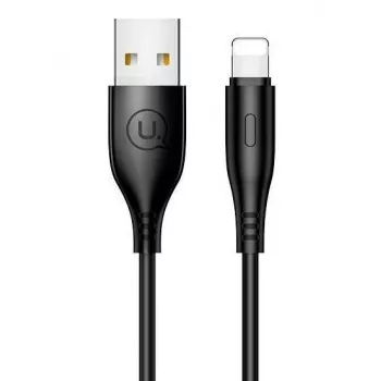 USAMS Apple Lightning 2A Charge 1m kabel zwart