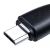 USB-laad- en datakabel, Micro USB-A naar USB-A, 0,25 m, zwart, Joyroom S-UM018A11, Surpass Series
