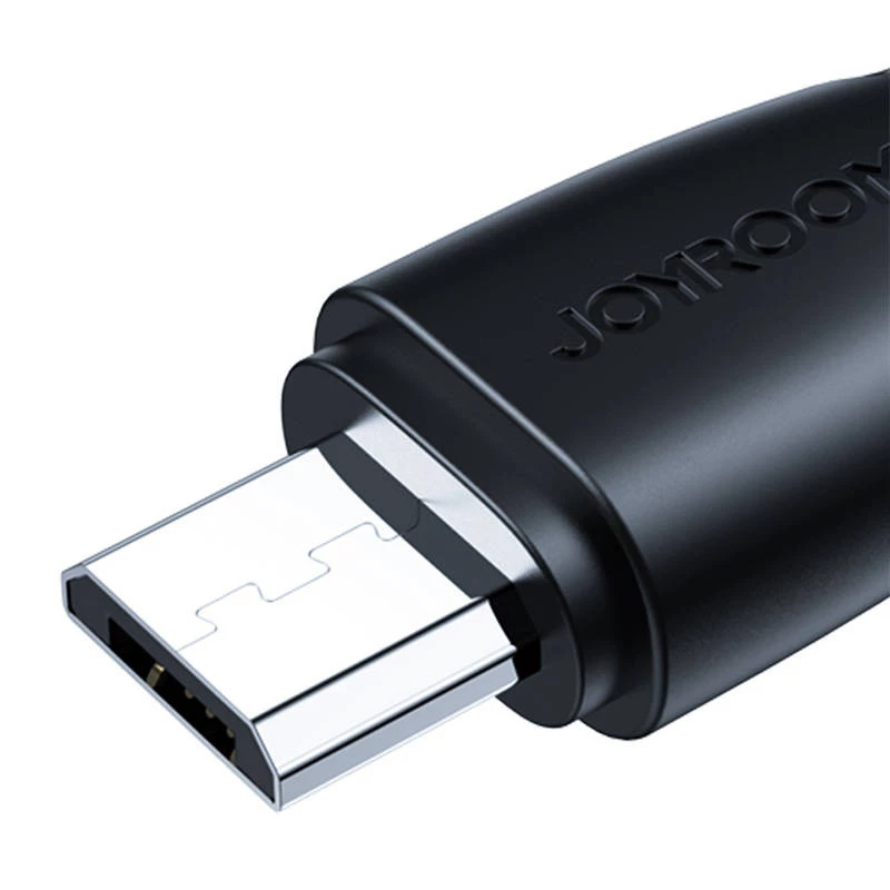 USB-laad- en datakabel, Micro USB-A naar USB-A, 0,25 m, zwart, Joyroom S-UM018A11, Surpass Series