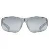 UVEX Equate fietsbril, wit mat / spiegel zilver