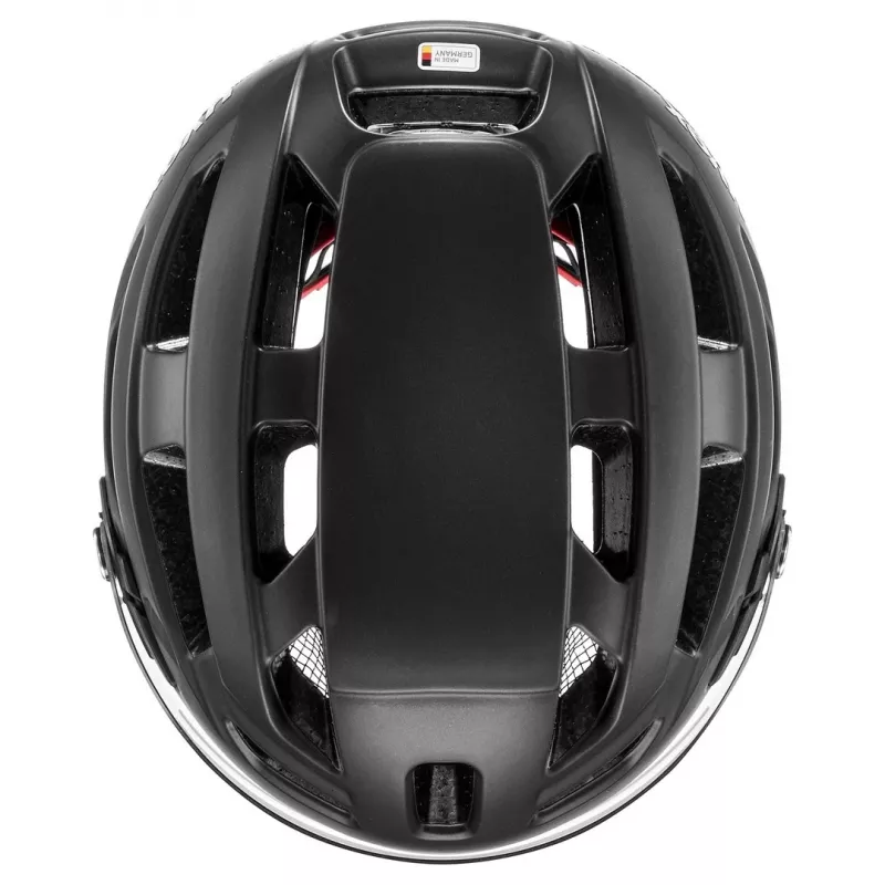 UVEX Finale Visor fietshelm 56-61 cm, zwart mat