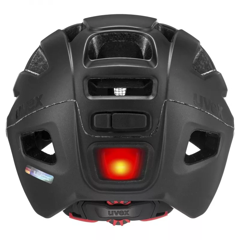 UVEX Finale Visor fietshelm 56-61 cm, zwart mat