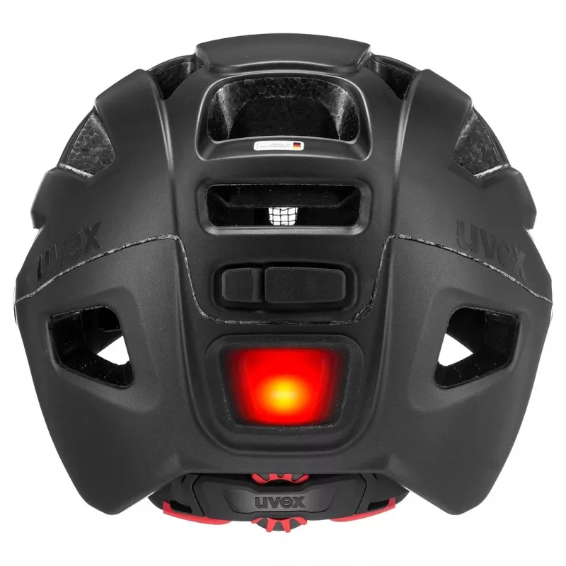 UVEX Finale Visor fietshelm 56-61 cm, zwart mat