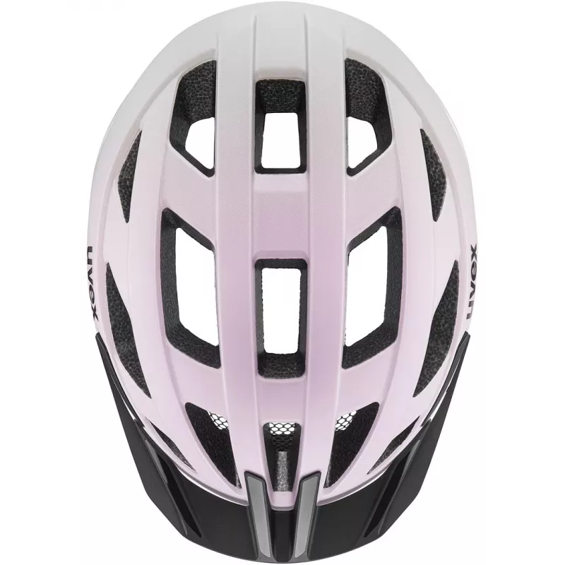 UVEX I-vo 2 fietshelm 56-60 cm powder/grey mat