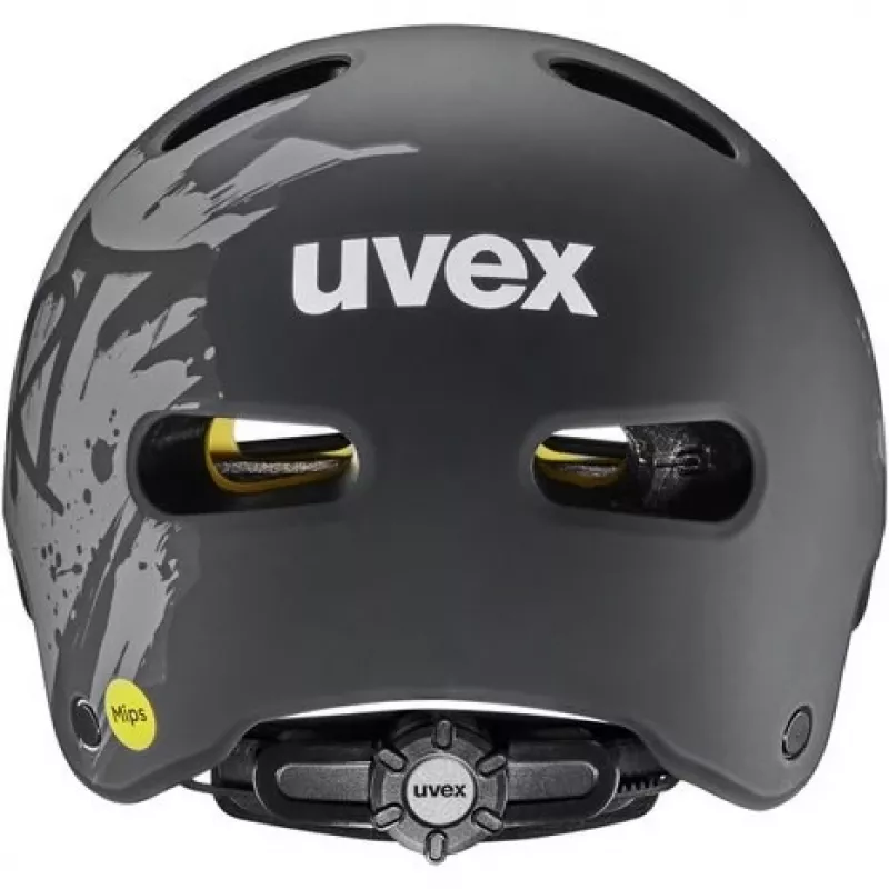 UVEX Kid 4 Style MIPS kinderfietshelm, Dirt Black Matt