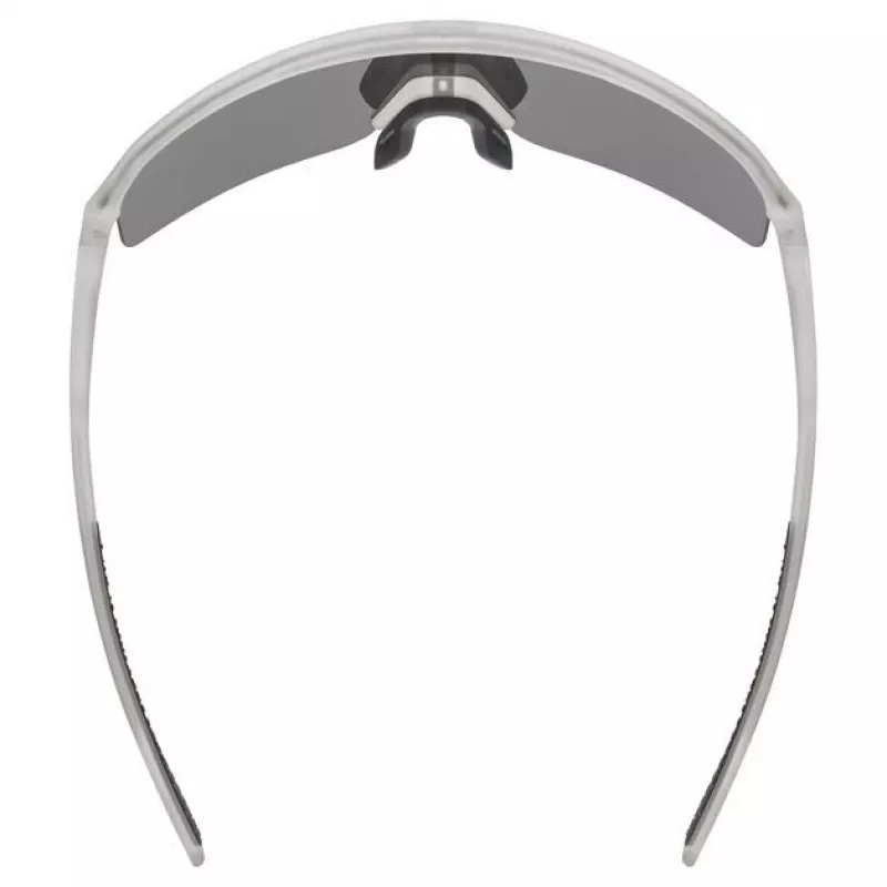 Uvex Ramp zonnebril - grijze matte montuur, spiegel-zilver glas