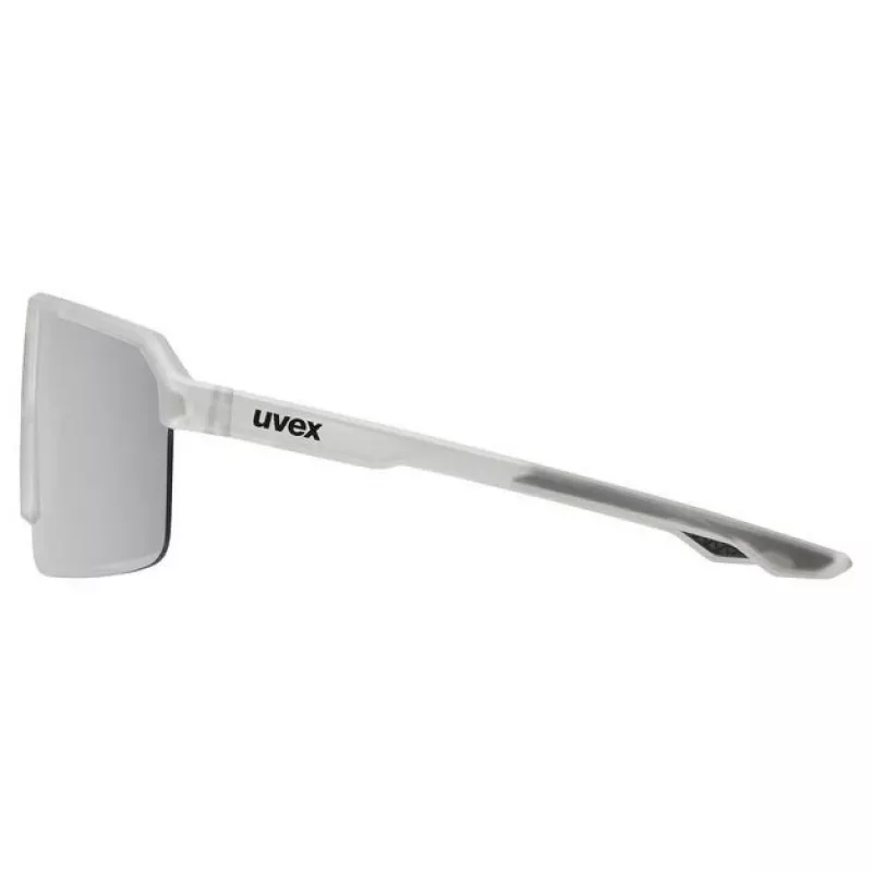 Uvex Ramp zonnebril - grijze matte montuur, spiegel-zilver glas