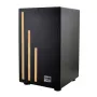 V-TONE CJ 10 cajon string drum case SE - zwart, slijtvaste nylon cajon-tas met gevoerde handgreep en schouderband