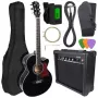 V-TONE EAG SET BK elektro-akoestische gitaar + versterkerset, zwart