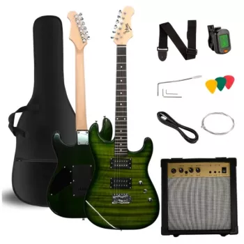 V-TONE EGW 39 GR E-gitaar 4/4 Stratocaster groen