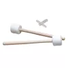 V-TONE MBD 22 marsbassdrum voor schouders 22 inch wit