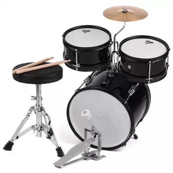 V-TONE VD JUNIOR BK 5-delige Junior Akoestisch Drumstel voor Kinderen, Zwart