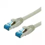 VALUE patchkabel RJ-45 (M) naar RJ-45 (M) 10 m SFTP PiMF CAT 6e molded stranded grijs