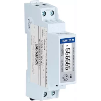 VCX SDM120M eenfasige bidirectionele energiemeter met Modbus RTU (MID)