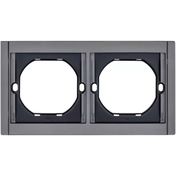 VCX WESA CC TR 48 dubbelraam grijs voor inbouwmontage