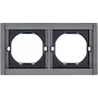 VCX WESA CC TR 48 dubbelraam grijs voor inbouwmontage