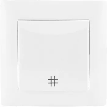 VCX WESA LC 01A kruisverbinder, wit, 10x10 mm kabelgoot