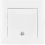 VCX WESA LC 01A kruisverbinder, wit, 10x10 mm kabelgoot