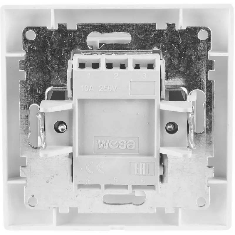 VCX WESA LC 02 dubbele lichtschakelaar wit