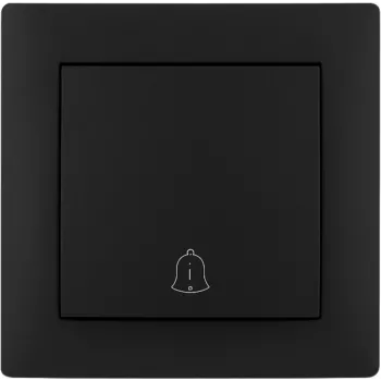 VCX WESA LC 06 deurbel, zwart, opbouwmontage, IP44