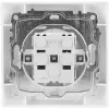 VCX WESA LC 07 enkel stopcontact type E wit