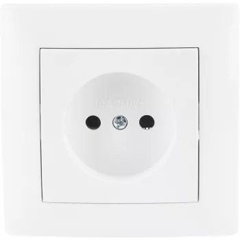 VCX WESA LC 07 enkel stopcontact Type E wit