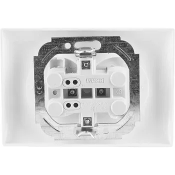 VCX WESA LC 14 dubbel stopcontact wit
