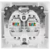 VCX WESA LC 41 dubbele computerstopcontact wit