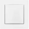VCX WESA LC 52 enkele randaarde stopcontact met klepdeksel, opbouwmontage, IP44, 16A, wit