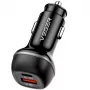 VEGER autolader USB-A + USB-C QC PD 51W CC62-1A1C zwart