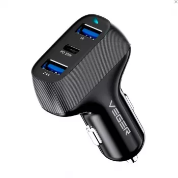 Veger CC271 Rigorous PD37W (2A1C) autolader zwart