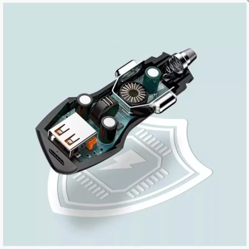 Veger CC50 Rigorous PD38W (1A1C) Auto-Lader Zwart