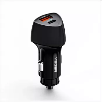 Veger CC50 Rigorous PD38W (1A1C) Auto-Lader Zwart