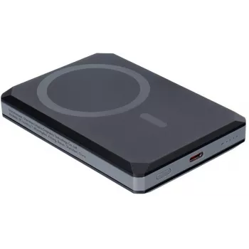 Veger GeoWallet Tracker X5 5000 mAh 20W PD QC 3.0 MFi MagSafe USB-C powerbank - zwart