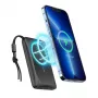 Veger MagOn powerbank 10000 mAh wit - MagSafe-compatibel, PD QC3.0 20W draadloos laden