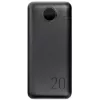 VEGER powerbank 20000 mAh 20W PD QC 3.0 2x USB-A USB-C zwart