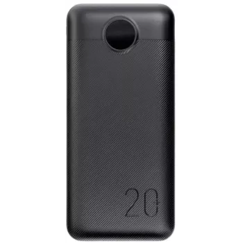 VEGER powerbank 20000 mAh 20W PD QC 3.0 2x USB-A USB-C zwart