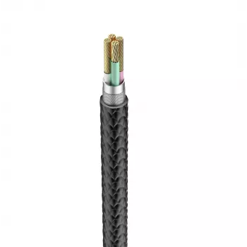 Veger V105 USB-A naar Lightning-kabel 1,2 m zwart 2,4A laden & synchroniseren