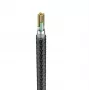 Veger V105 USB-A naar Lightning-kabel 1,2 m zwart 2,4A laden & synchroniseren