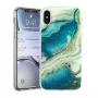 Vennus siliconen achterkanthoes voor Apple iPhone XR - zwart