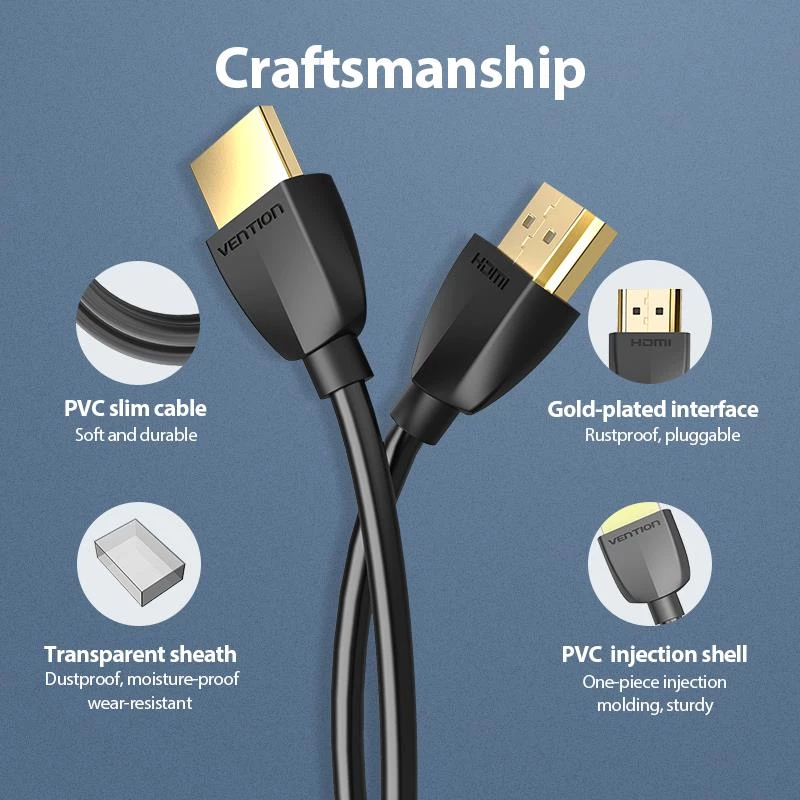VENTION AAIBH HDMI-kabel 2m zwart