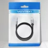 VENTION BGKHF USB-C naar 3,5 mm audio-adapterkabel 1 m zwart