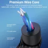 VENTION BGKHF USB-C naar 3,5 mm audio-adapterkabel 1 m zwart
