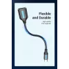 VENTION CCSBB USB 2.0 Type-C stekker naar USB-A bus adapterkabel 0,15m zwart